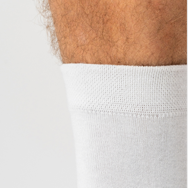 10 pairs of bamboo socks low cut white/navy