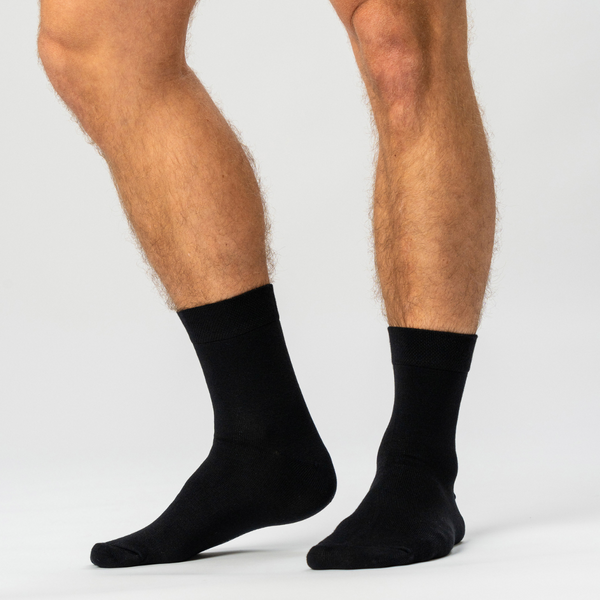 10 pairs of bamboo socks low cut black/white