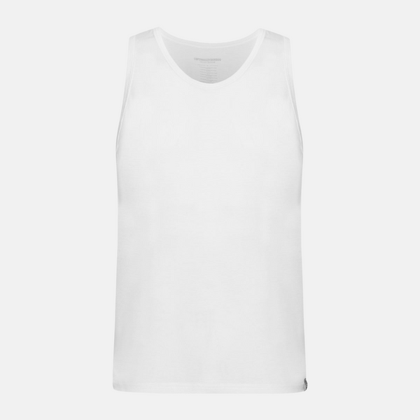 White bamboo tank tops - 2 pack