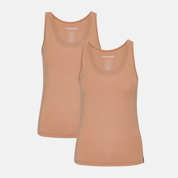 Tan Bamboo Tank Top 2-Pack