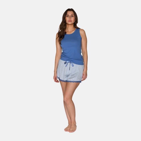 Anja bamboo tank top - blue