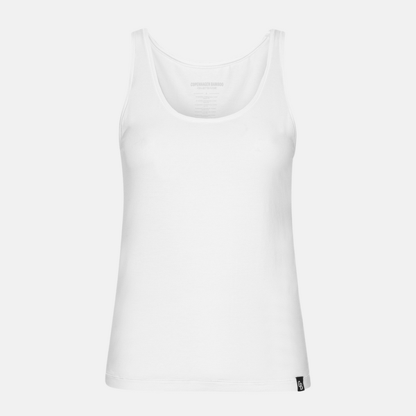 White bamboo tank top - 2 pack