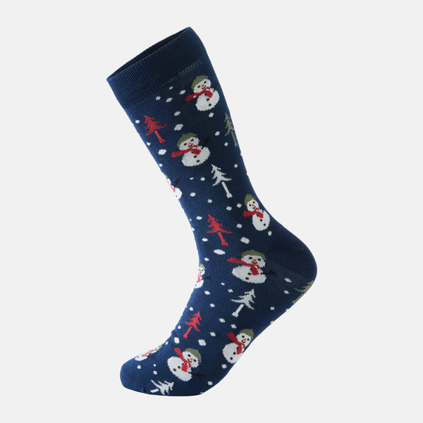 5 pairs of bamboo socks - Christmas embroidery