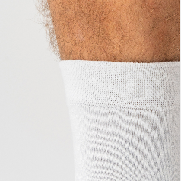 5 pairs of white bamboo socks (Low cut)