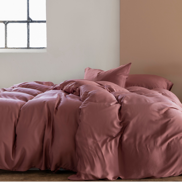 Enjoy bamboo bedding old rose