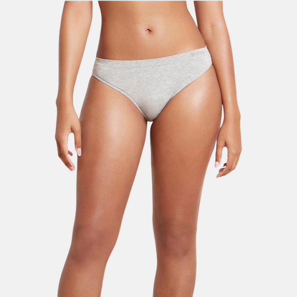 Light grey bamboo tai briefs