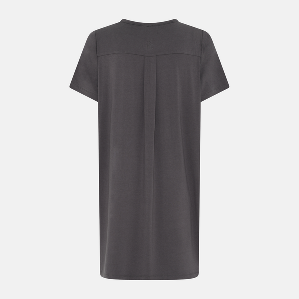 Bea short-sleeved bamboo nightgown - Pavement