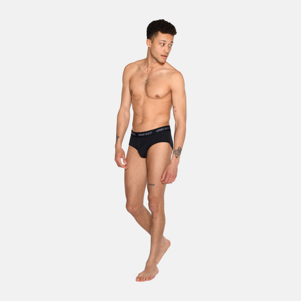 3 pack men's briefs - black