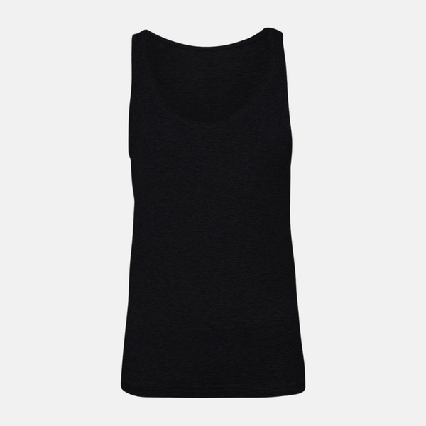 Black bamboo tank top wide strap