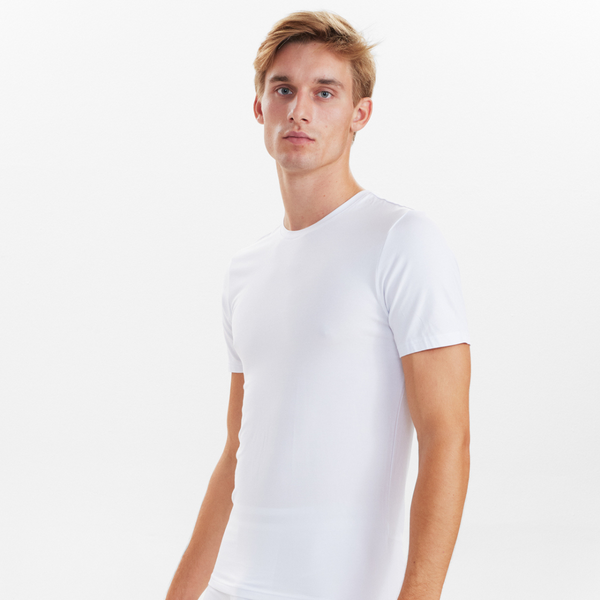 Bamboo sampak - 3 white T-shirts + 3 black underwear