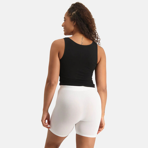 Suze bamboo inner shorts - white