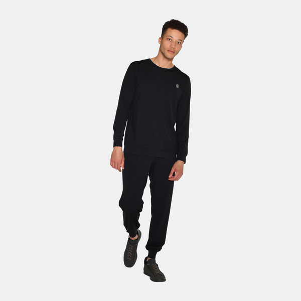 Long sleeve bamboo sweatshirt - black
