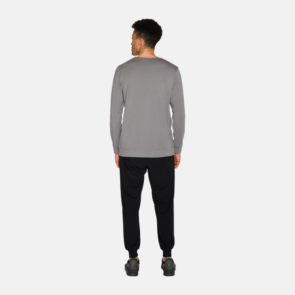 Long sleeve bamboo sweatshirt - grey