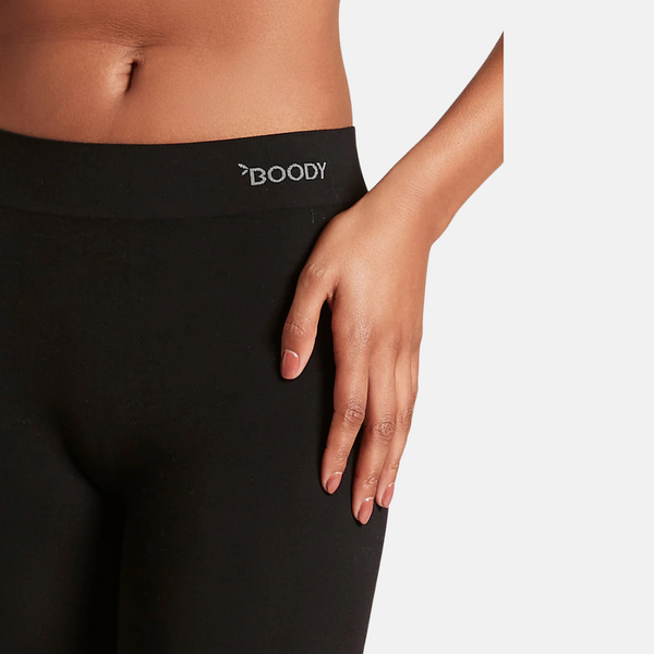 Black bamboo 3/4 leggings