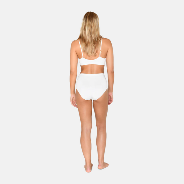 White bamboo maxi panties