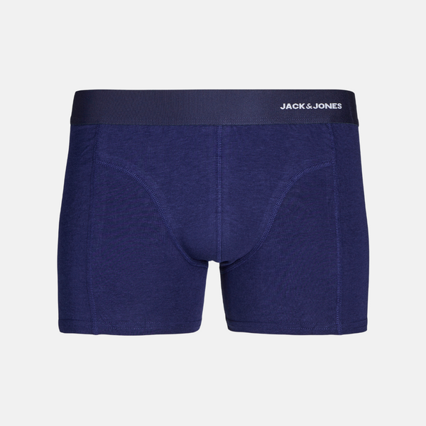 JACCREW bamboo underwear 3 pack in blue/petrol/navy