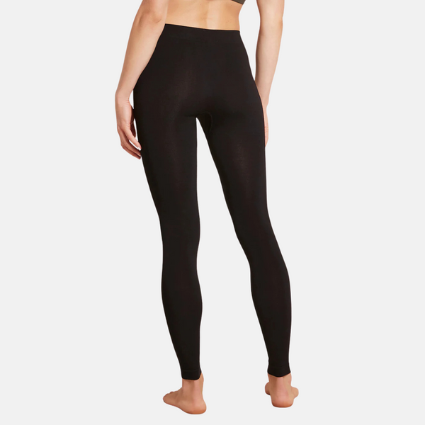 Black bamboo leggings