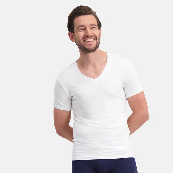 Winn bamboo slim fit T-shirt - White 2 pack