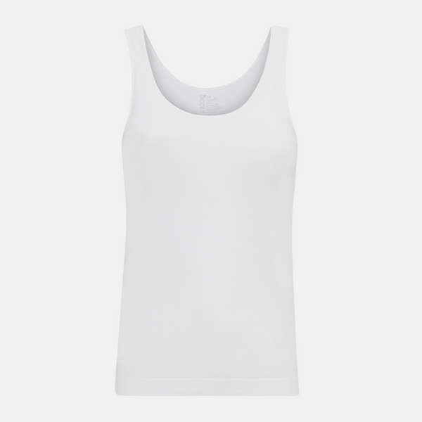 White bamboo tank top
