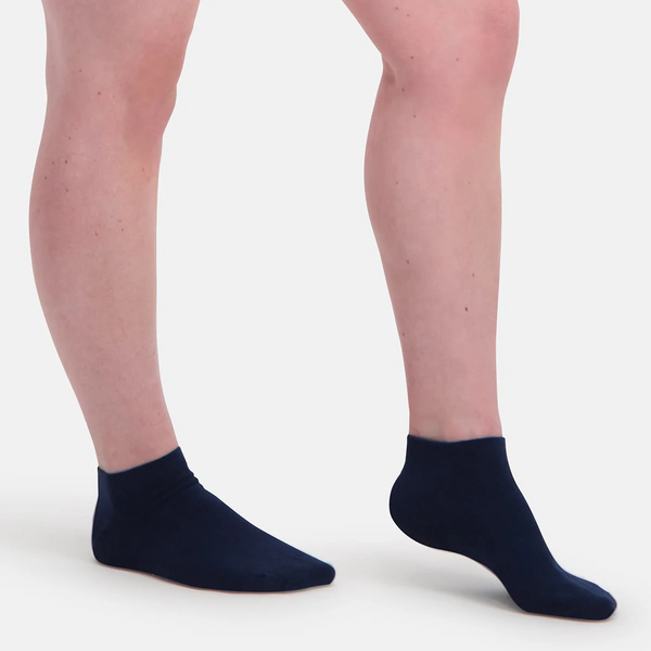 Dani bamboo ankle socks - dark blue 3 pack