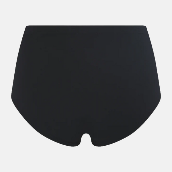 Black bamboo maxi panties