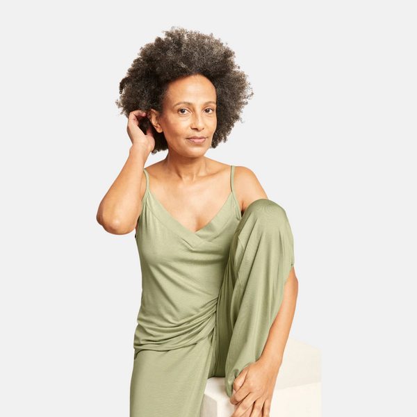 Light green bamboo nightgown