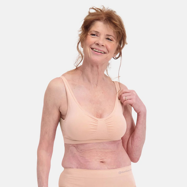 Fleur bamboo padded non-wired bra - rose nude