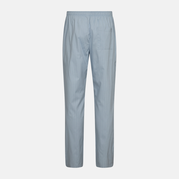 Light blue bamboo poplin pajama pants