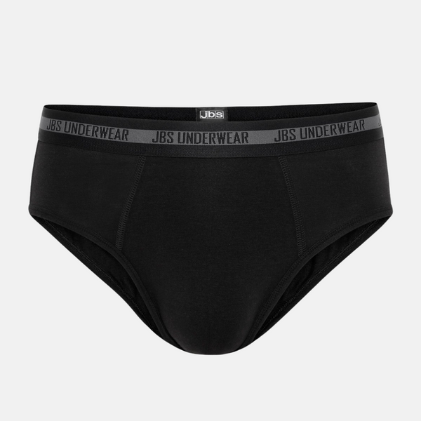 3 pairs of bamboo men's briefs black