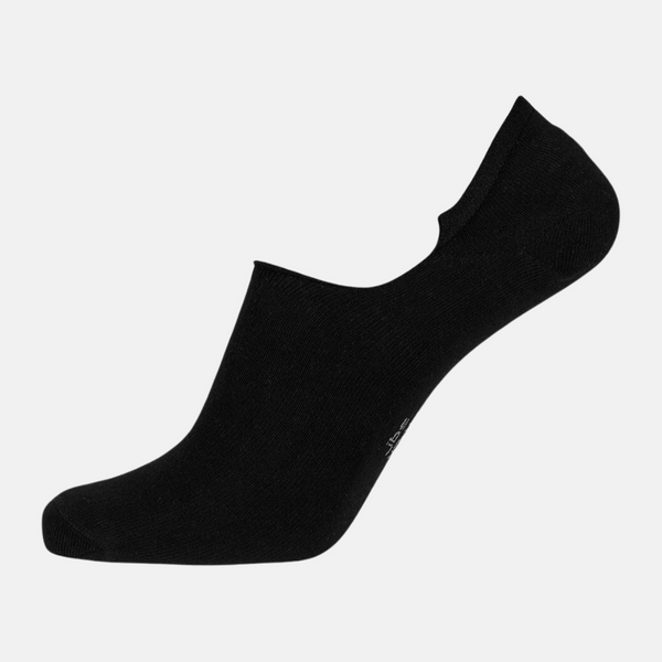 7 pack black in-shoe bamboo footies