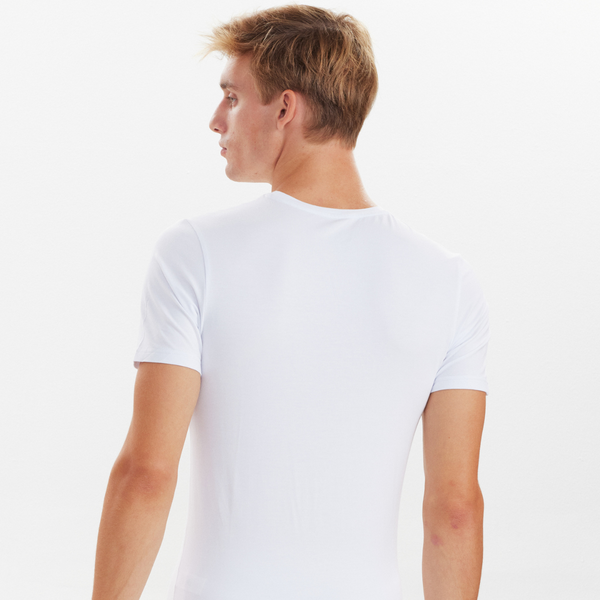 Bamboo sampak - 3 white T-shirts + 3 black underwear