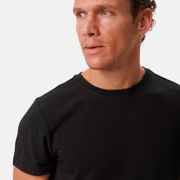 3 pack bamboo T-shirt black/black/white