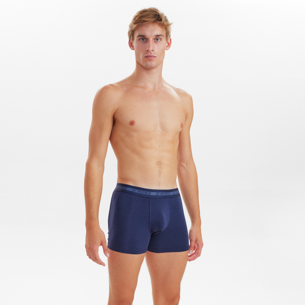 3 pairs of bamboo underwear black - navy - gray