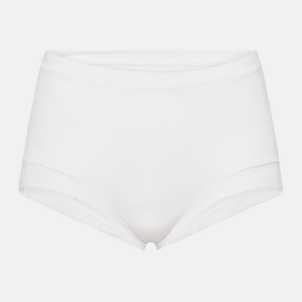 3 pack white bamboo maxi panties