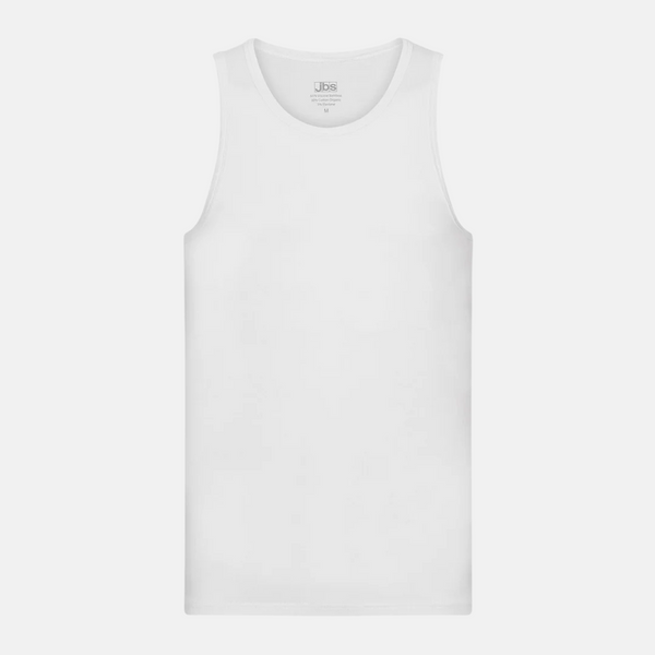 2 white bamboo tank tops