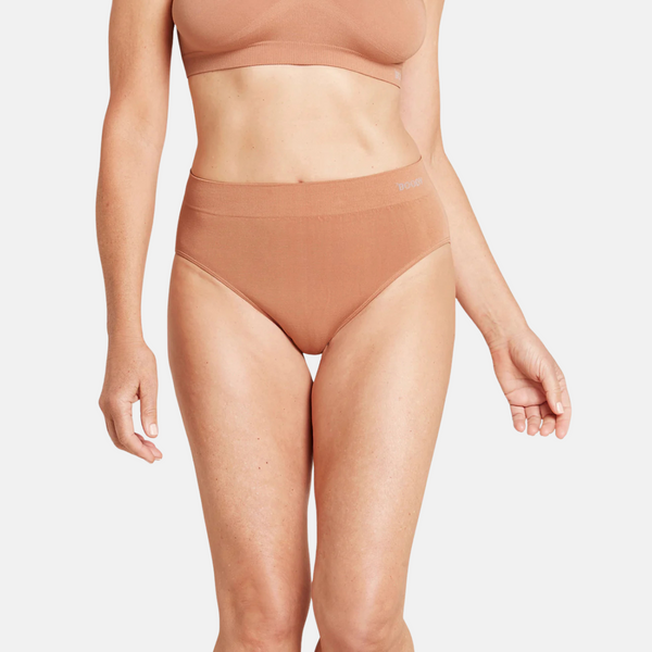 Pale nude bamboo maxi panties