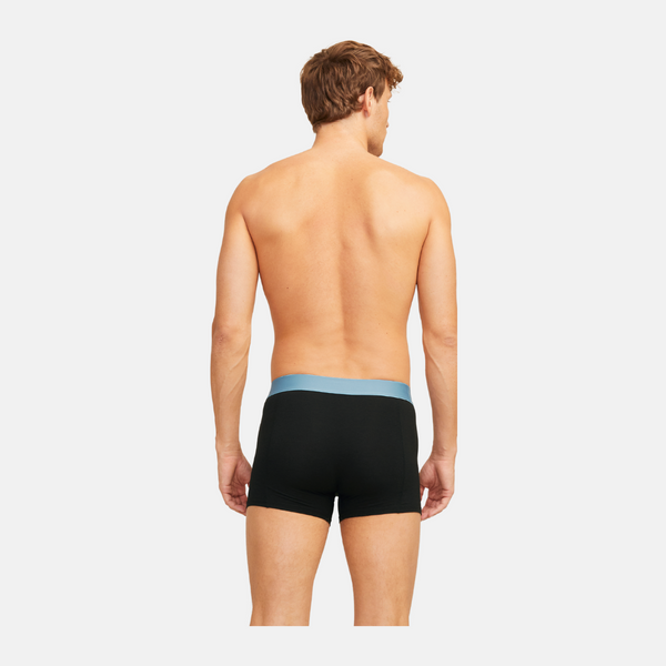 JACPHILIP bamboo briefs 3 pack in black with colored elastic