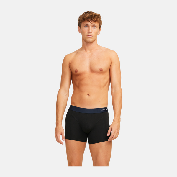 JACPHILIP bamboo briefs 3 pack in black with colored elastic