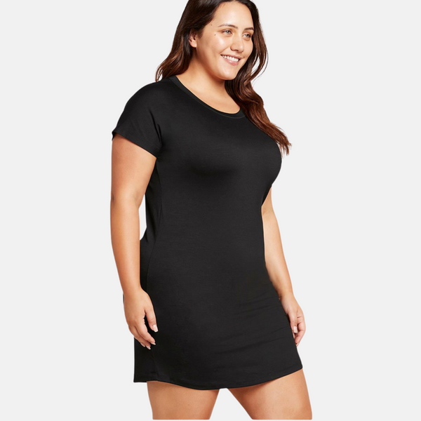 Black bamboo nightgown