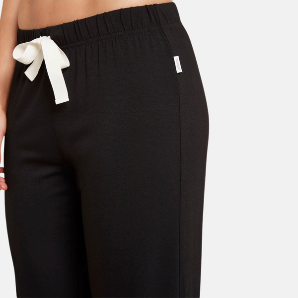 Black bamboo night pants