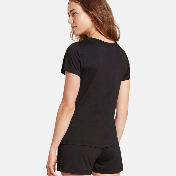 Black bamboo lounge T-shirt
