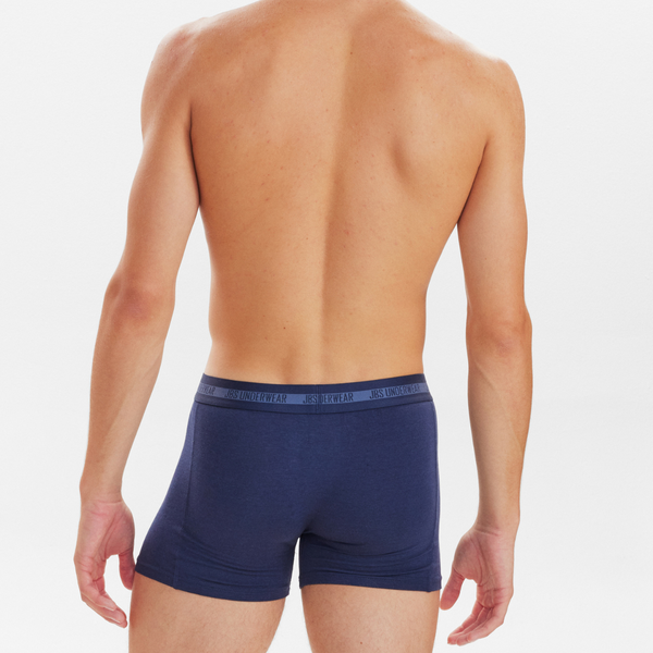 3 pairs of bamboo underwear black - navy - gray