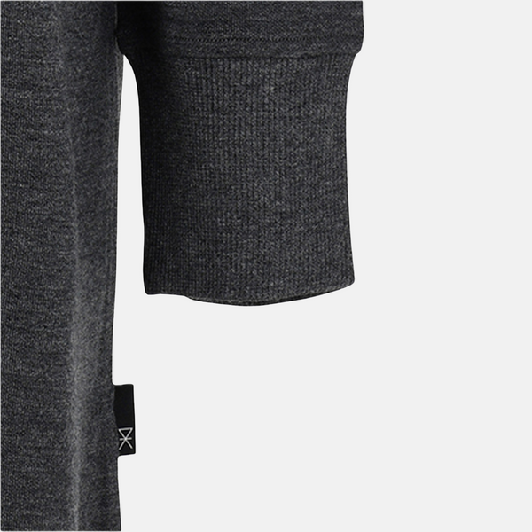 Dark grey bamboo hoodie dress