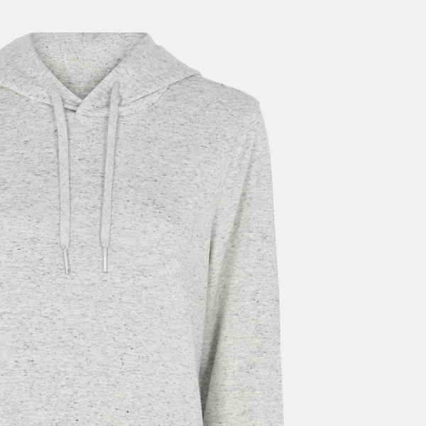 Light grey bamboo hoodie dress