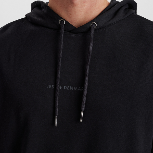 Black badge bamboo hoodie