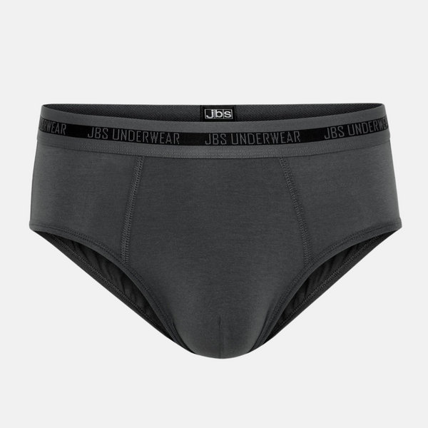 3 pairs of bamboo men's briefs black - gray - navy