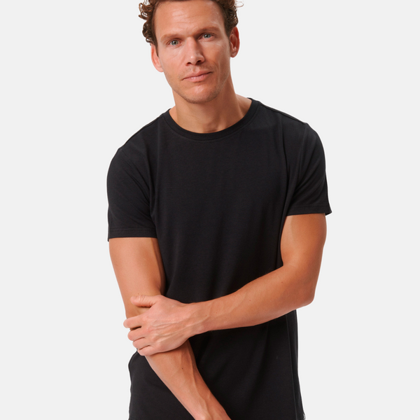 3 pack bamboo T-shirt black/black/white