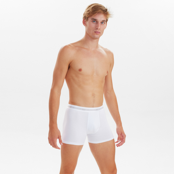 3 pairs of bamboo underwear white