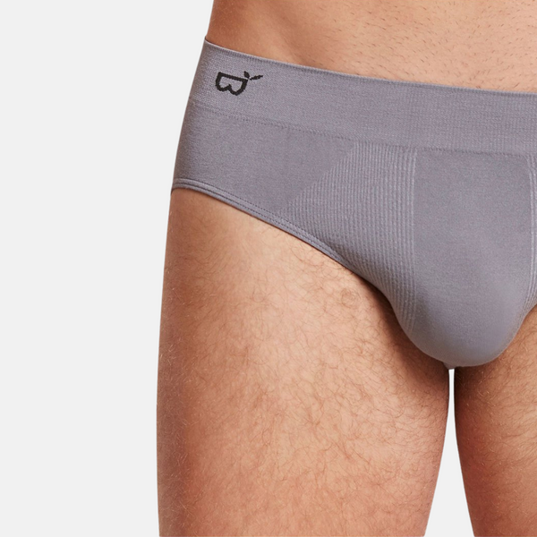 Original bamboo men's briefs dark grey