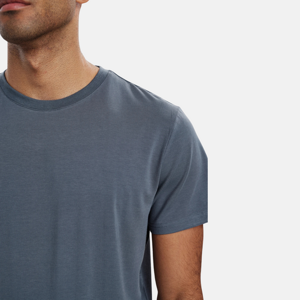 Grey bamboo r-neck T-shirt